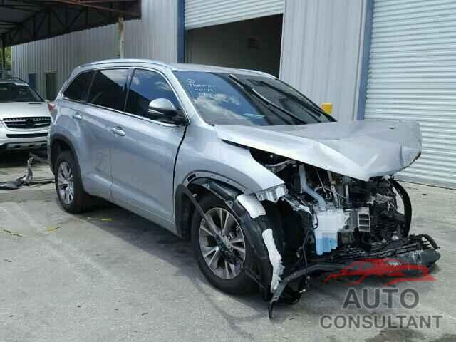 TOYOTA HIGHLANDER 2015 - 5TDKKRFH4FS109944