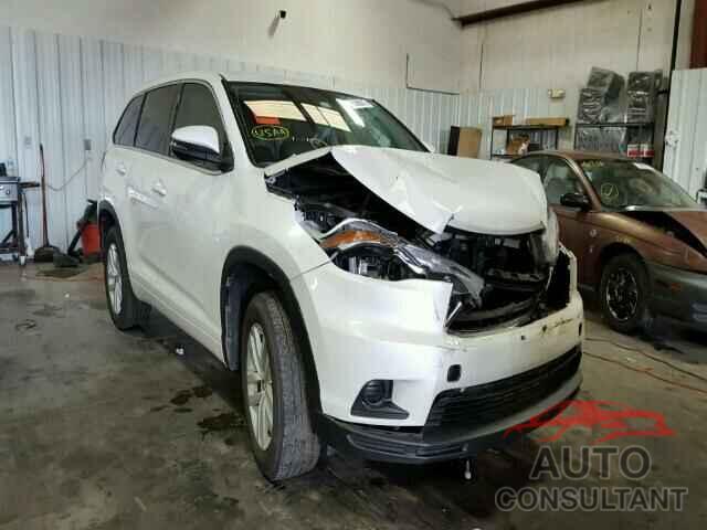 TOYOTA HIGHLANDER 2015 - 5TDZARFH0FS015304