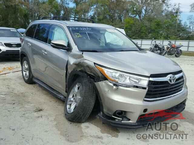 TOYOTA HIGHLANDER 2015 - 5TDYKRFH0FS041958