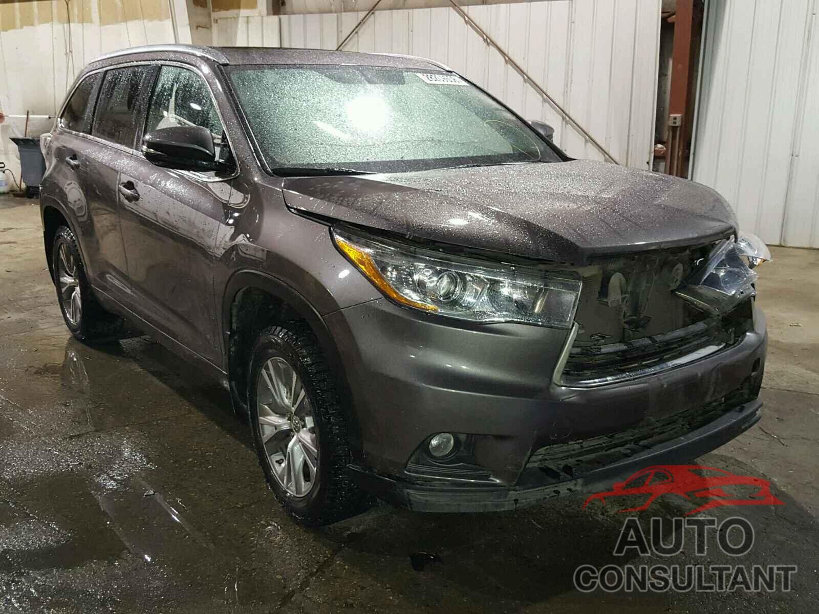 TOYOTA HIGHLANDER 2015 - 5TDJKRFH6FS077784