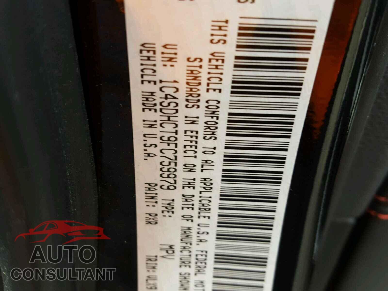 DODGE DURANGO 2015 - 1C4SDHCT9FC759979