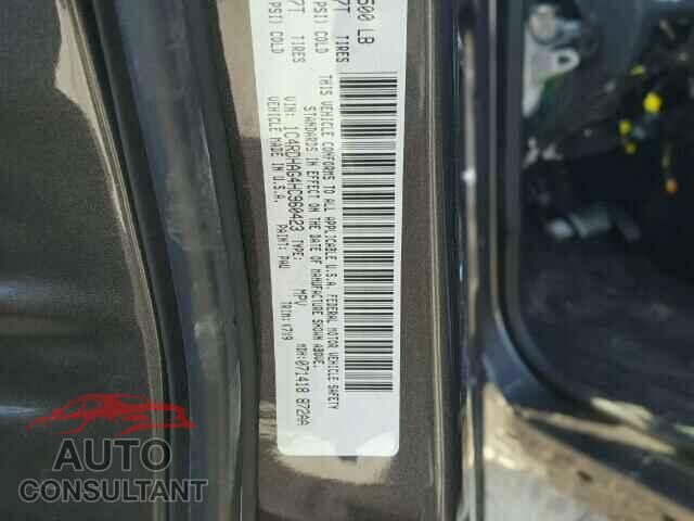 DODGE DURANGO 2017 - 1C4RDHAG4HC960423