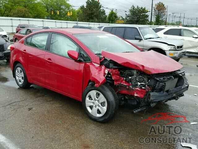 KIA FORTE 2016 - KNAFK4A63G5486747