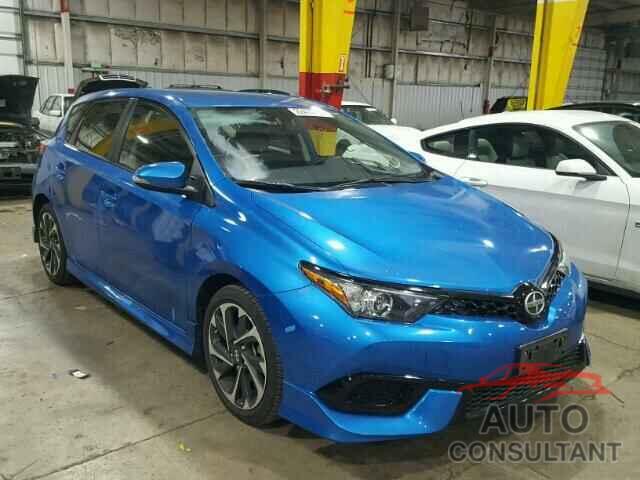 TOYOTA SCION 2016 - JTNKARJE8GJ508558