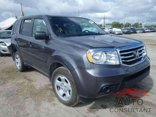 HONDA PILOT 2015 - 5FNYF3H23FB012887
