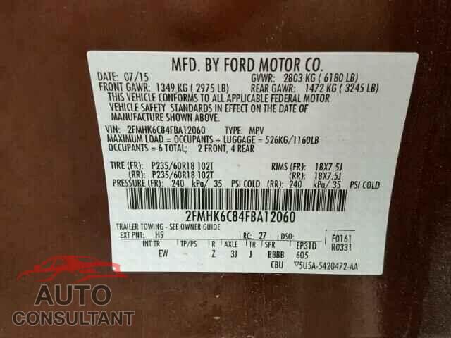 FORD FLEX 2015 - 2FMHK6C84FBA12060
