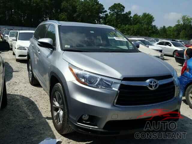 TOYOTA HIGHLANDER 2015 - 5TDKKRFH2FS090777