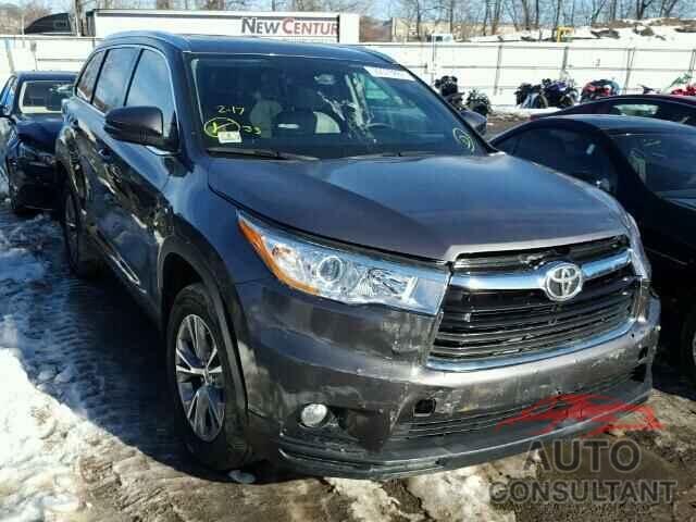 TOYOTA HIGHLANDER 2015 - 5TDJKRFH5FS162504