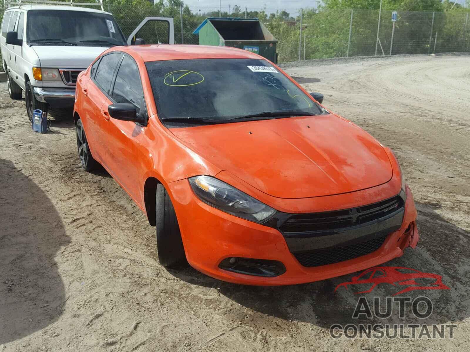 DODGE DART 2015 - 1C3CDFBB5FD378341