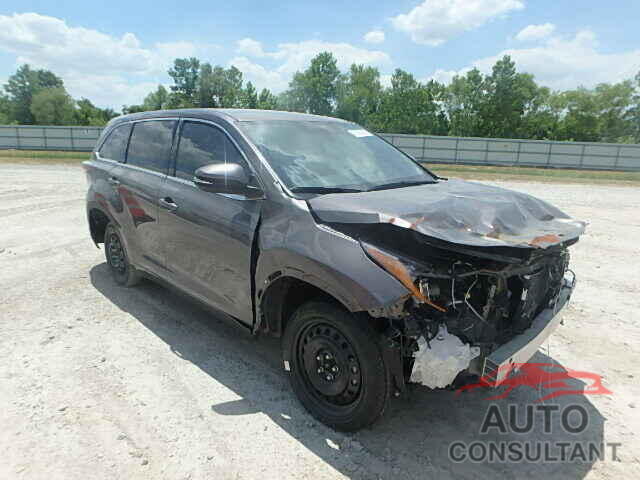 TOYOTA HIGHLANDER 2015 - 5TDZKRFH4FS057648