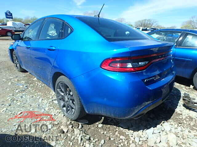 DODGE DART 2015 - 1C3CDFBB5FD404372