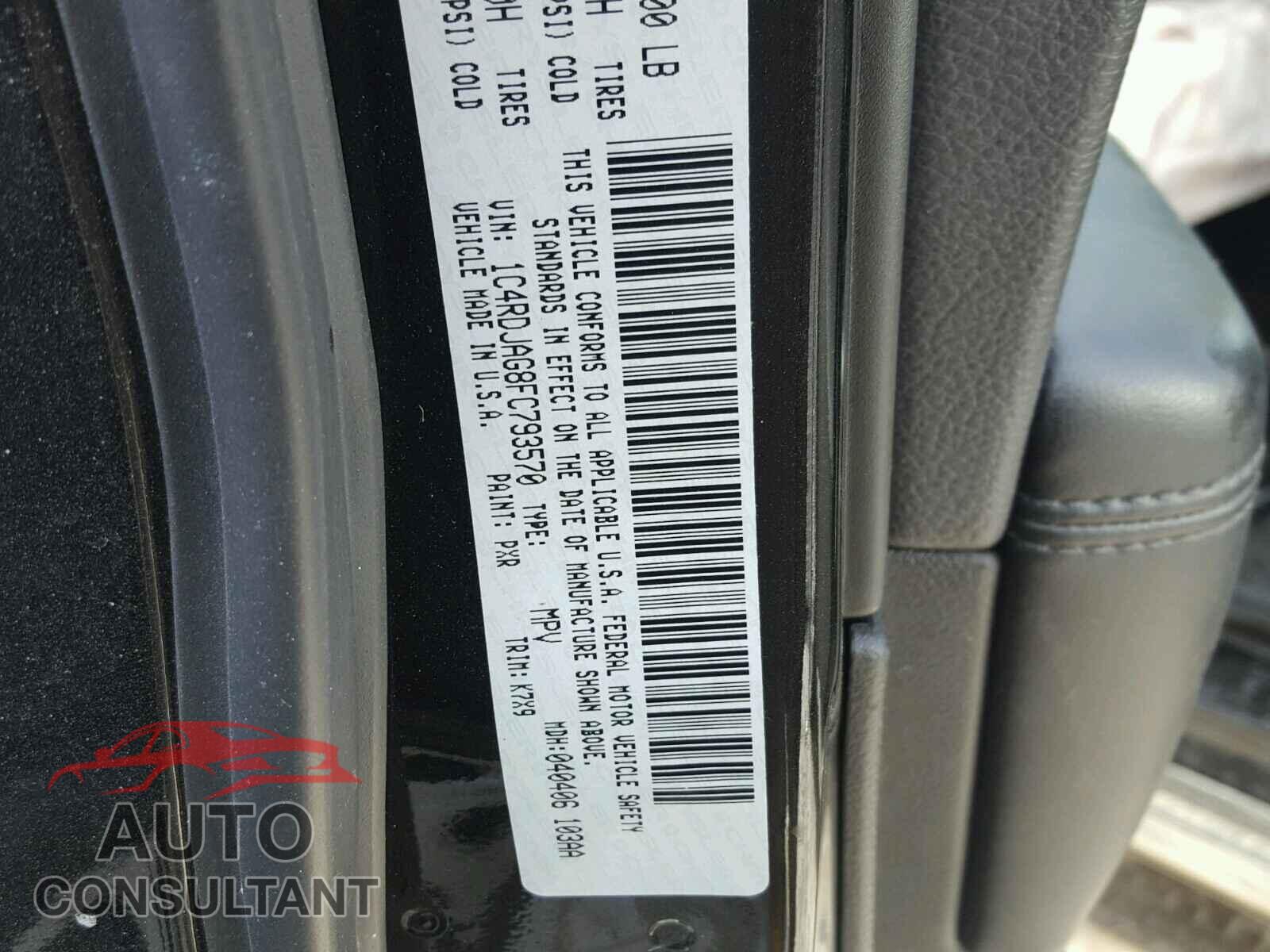 DODGE DURANGO 2015 - 1C4RDJAG8FC793570