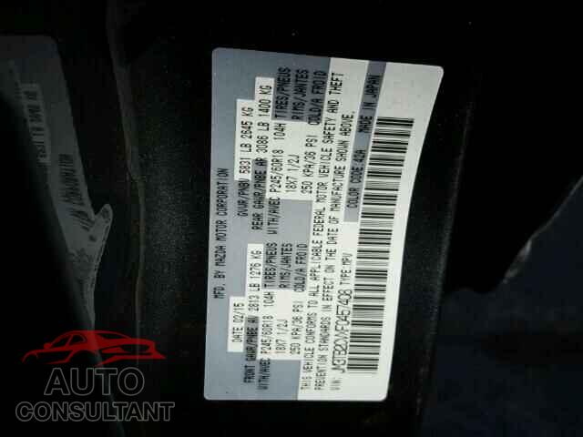 MAZDA CX-9 2015 - JM3TB2CVXF0457408