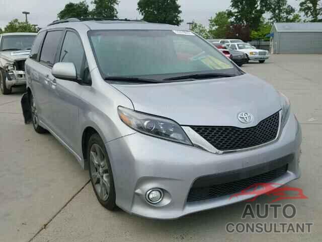 TOYOTA SIENNA 2015 - 5TDXK3DC1FS655238