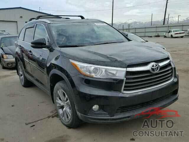 TOYOTA HIGHLANDER 2015 - 5TDJKRFH8FS205524