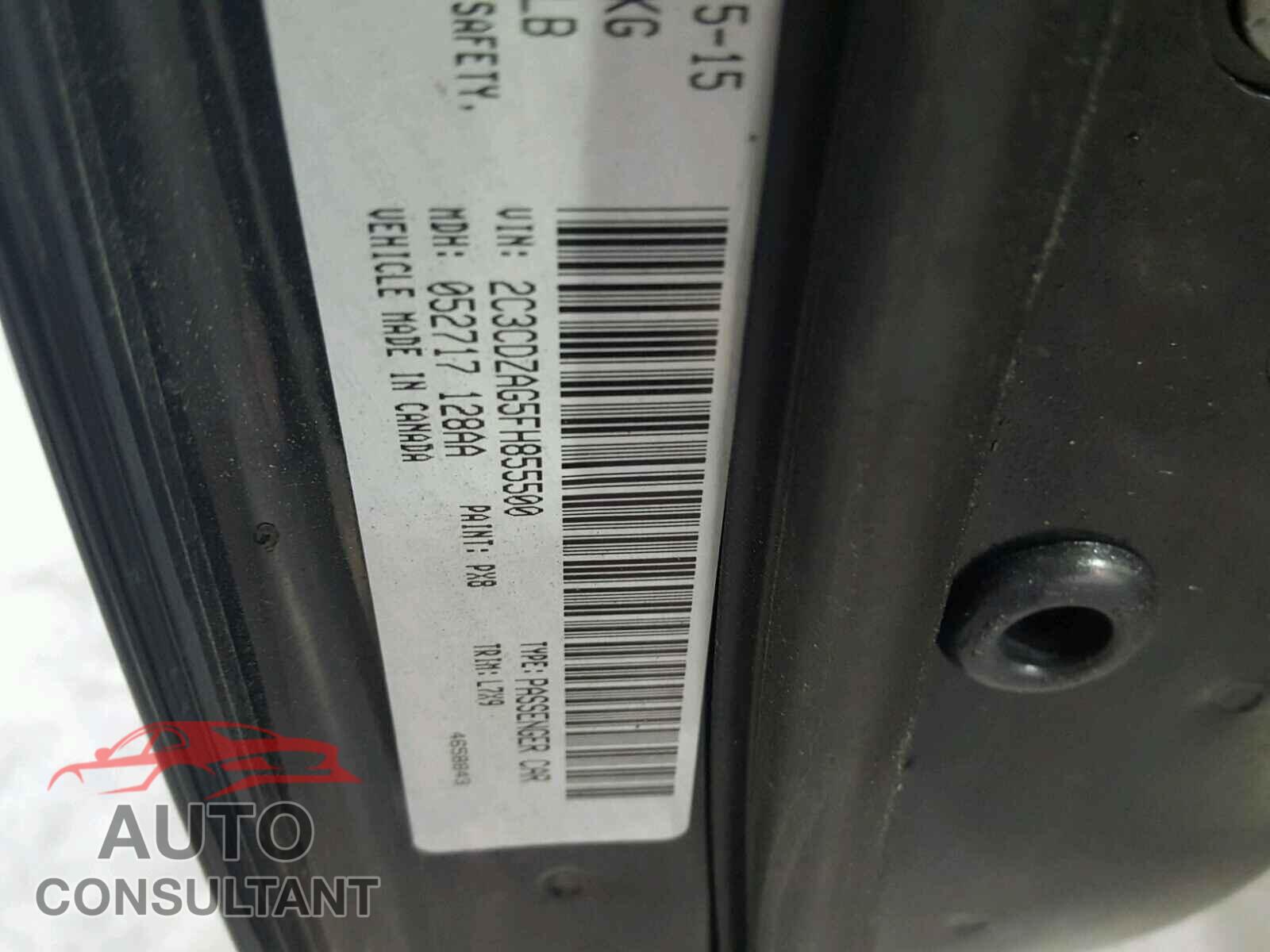 DODGE CHALLENGER 2015 - 2C3CDZAG5FH855500