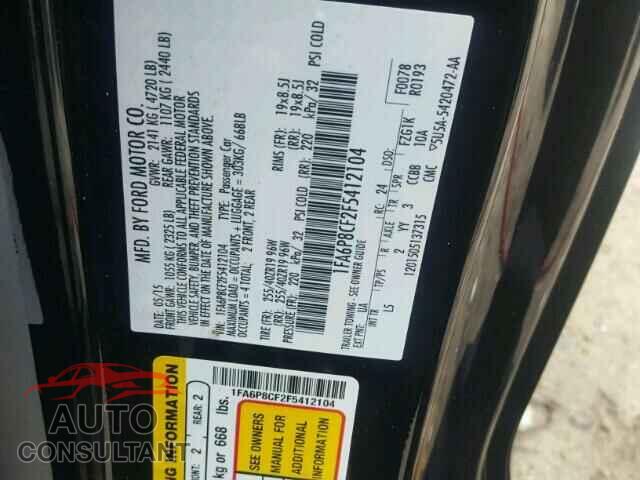 FORD MUSTANG 2015 - 1FA6P8CF2F5412104
