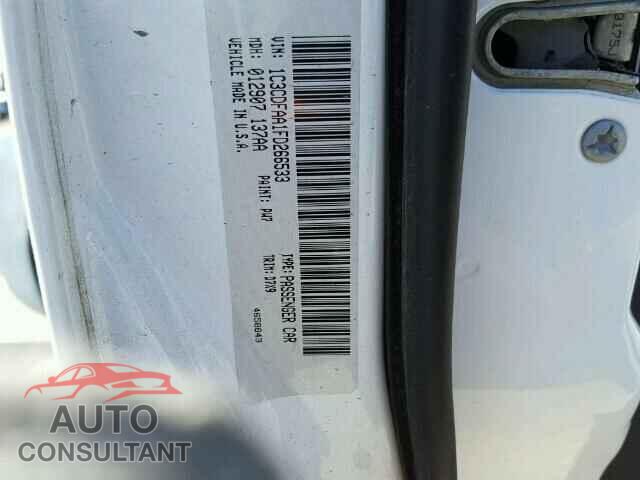 DODGE DART 2015 - 1C3CDFAA1FD266533