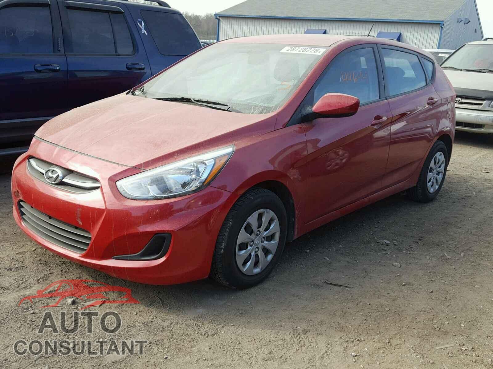 HYUNDAI ACCENT 2016 - KMHCT5AE8GU256123