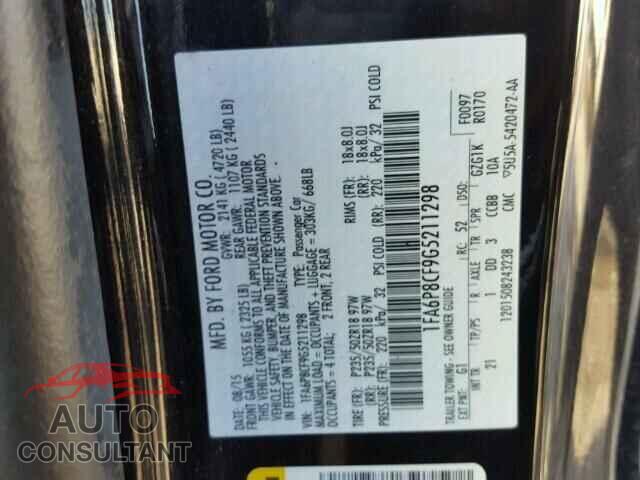 FORD MUSTANG 2016 - 1FA6P8CF9G5211298