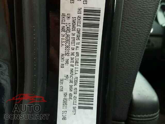 DODGE DURANGO 2016 - 1C4RDJAG9GC363192