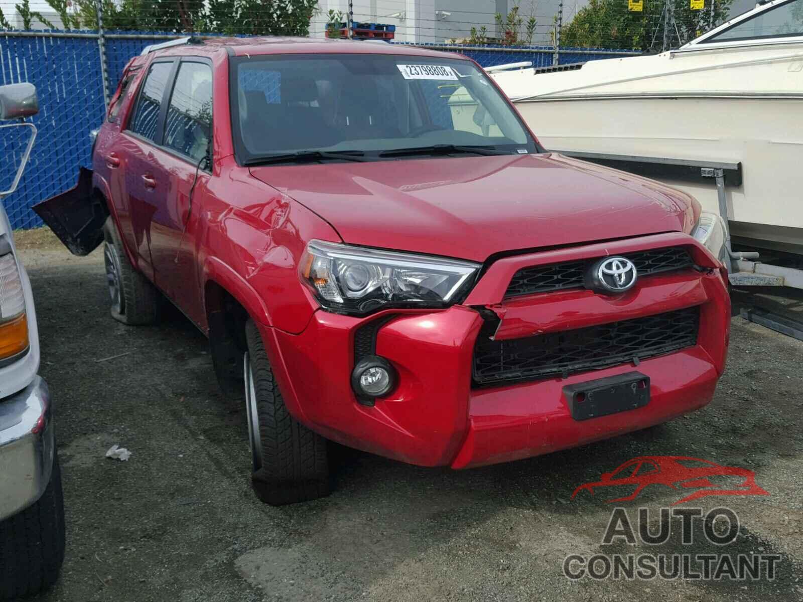 TOYOTA 4RUNNER 2017 - JTEBU5JR6H5448129