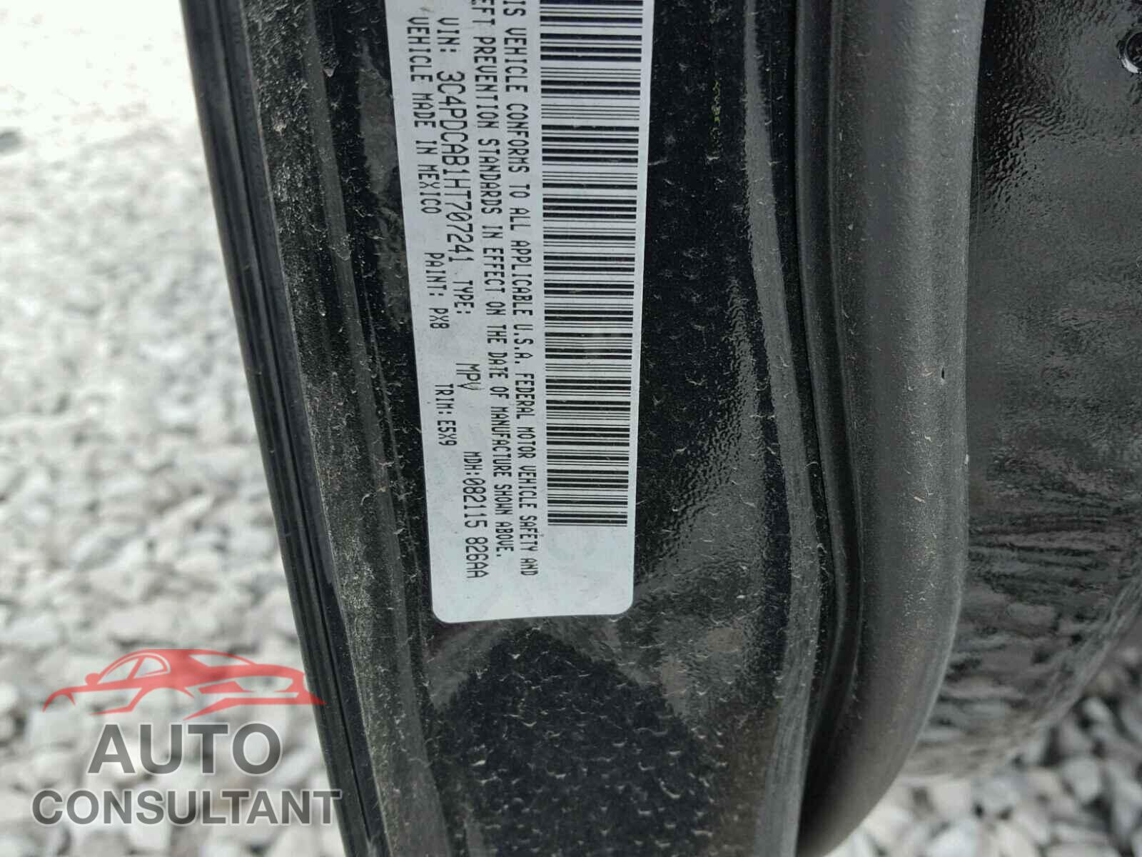 DODGE JOURNEY 2017 - 3C4PDCAB1HT707241