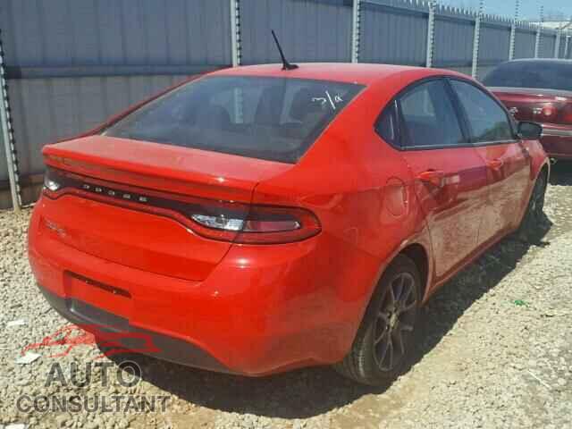 DODGE DART 2016 - 1C3CDFAA9GD750998