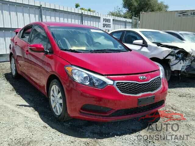 KIA FORTE 2016 - KNAFX4A64G5508028