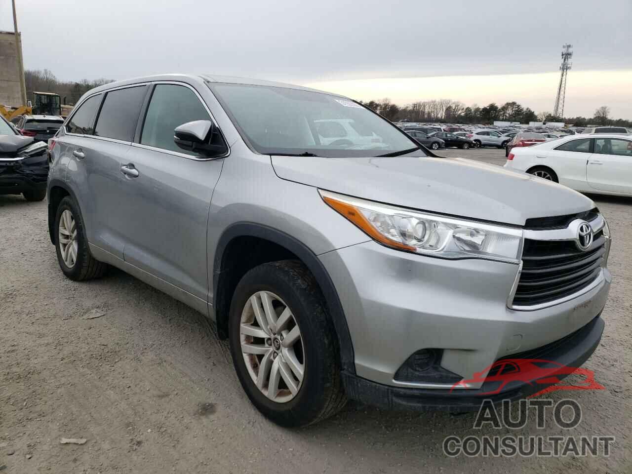 TOYOTA HIGHLANDER 2016 - 5TDBKRFH6GS228354