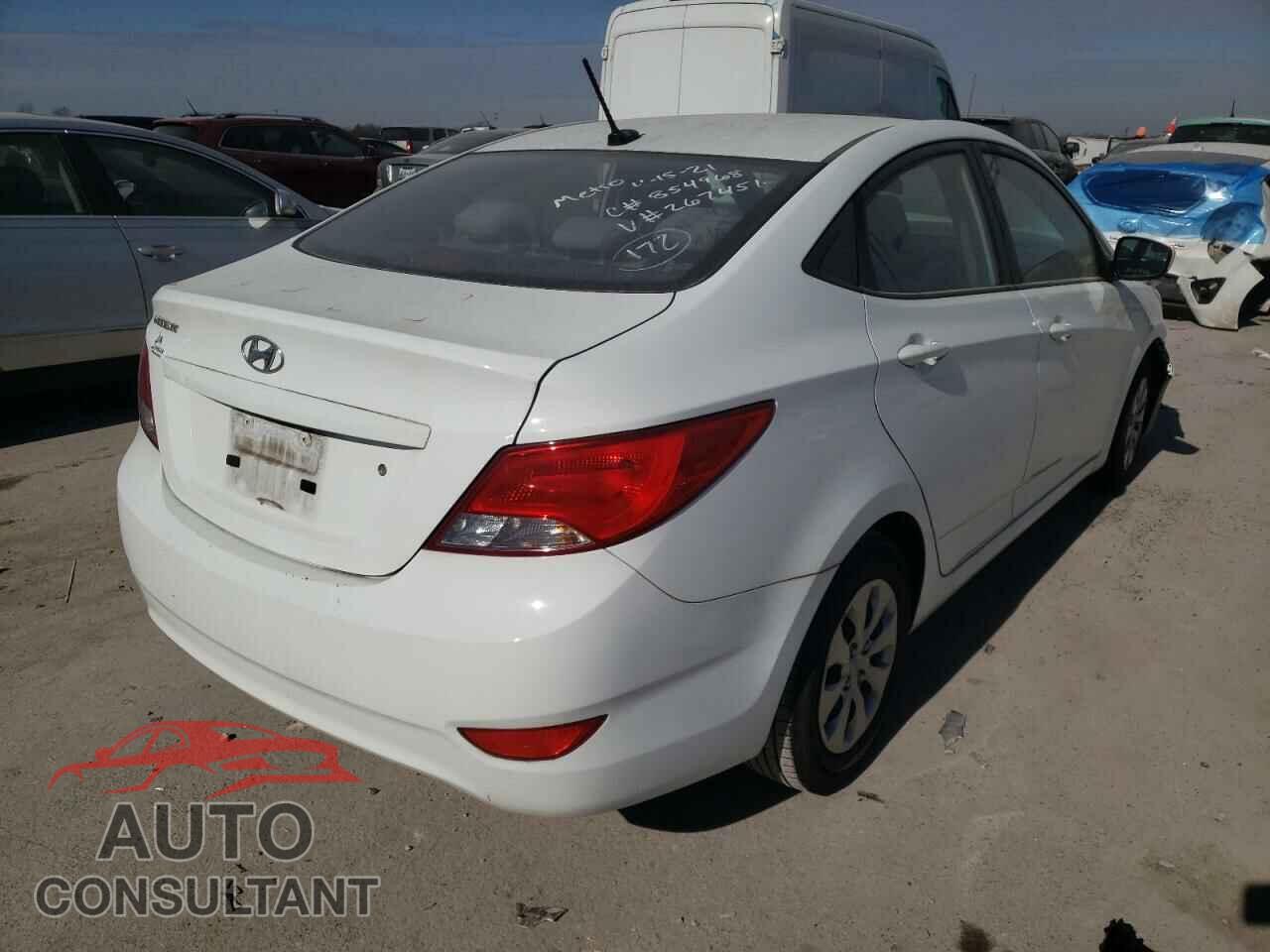 HYUNDAI ACCENT 2017 - KMHCT4AE9HU267451