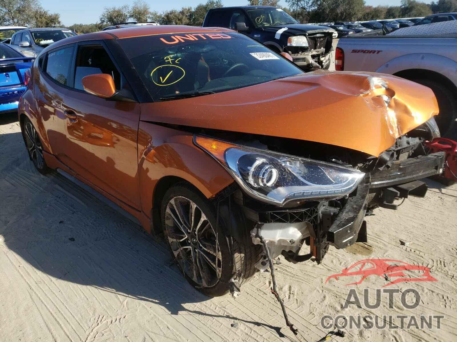 HYUNDAI VELOSTER 2016 - KMHTC6AEXGU282602