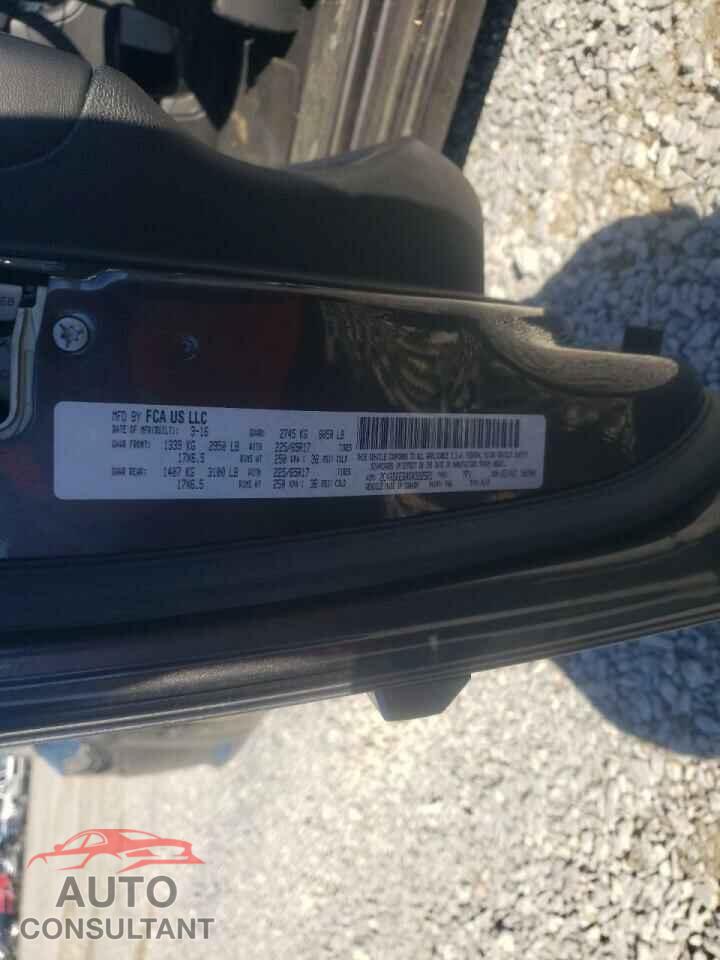 DODGE CARAVAN 2016 - 2C4RDGEG0GR322521