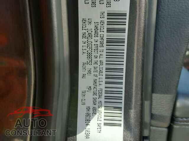 DODGE DURANGO 2015 - 1C4RDJDG2FC888752