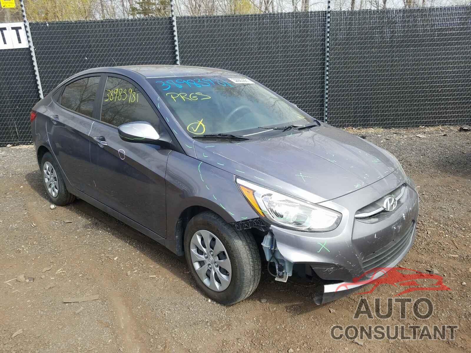 HYUNDAI ACCENT 2017 - KMHCT4AEXHU174650