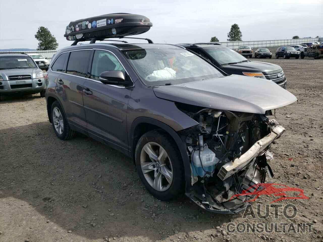 TOYOTA HIGHLANDER 2016 - 5TDDKRFHXGS313481