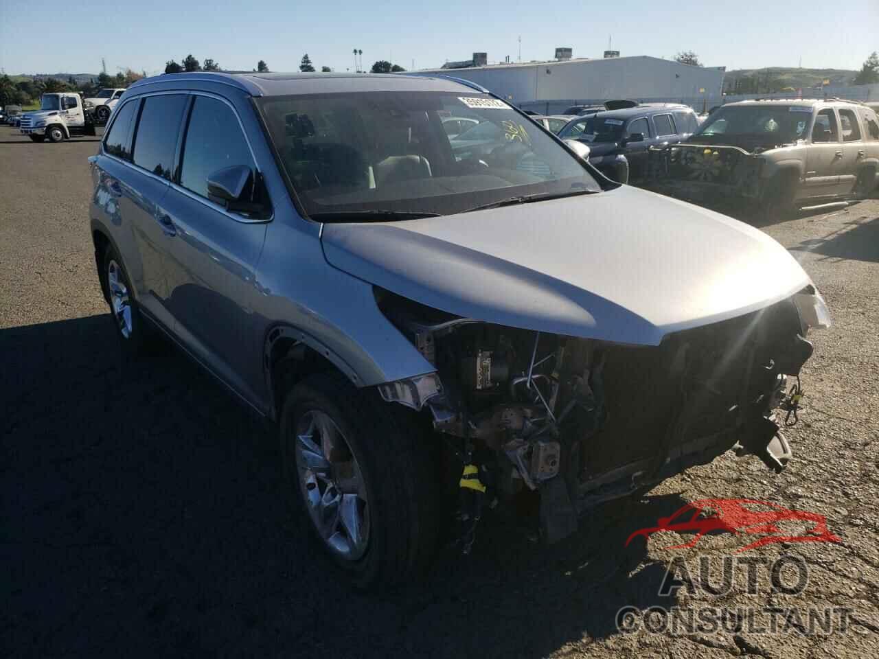 TOYOTA HIGHLANDER 2016 - 5TDDKRFH9GS243570