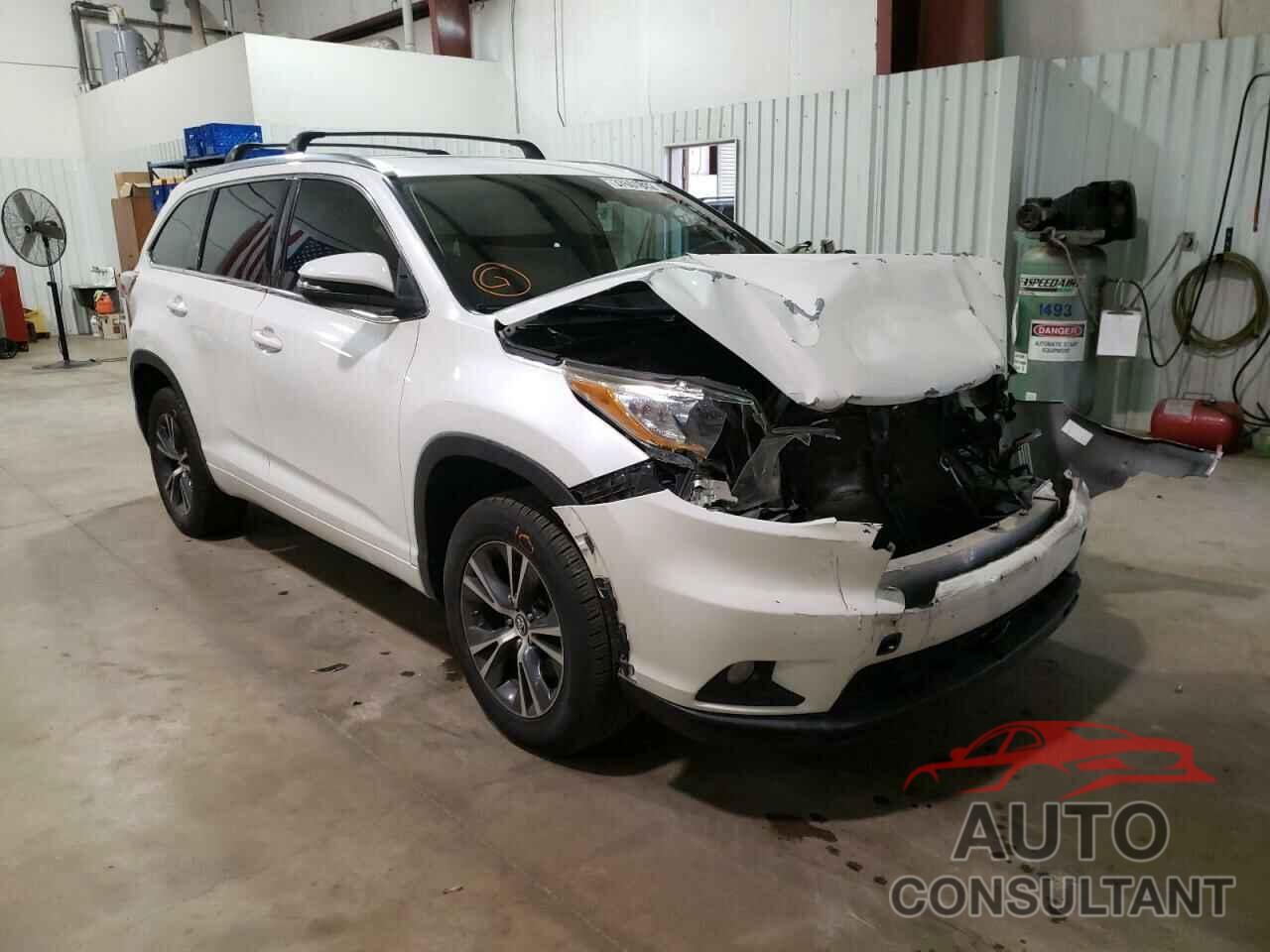 TOYOTA HIGHLANDER 2016 - 5TDKKRFH8GS173535