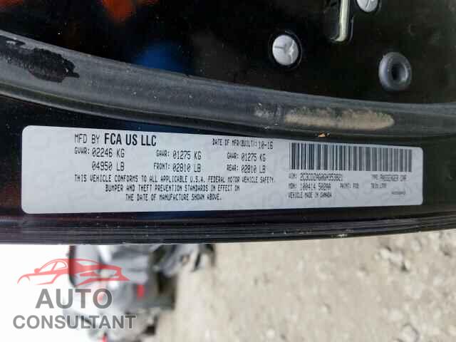 DODGE CHALLENGER 2016 - 2C3CDZAG0GH353821