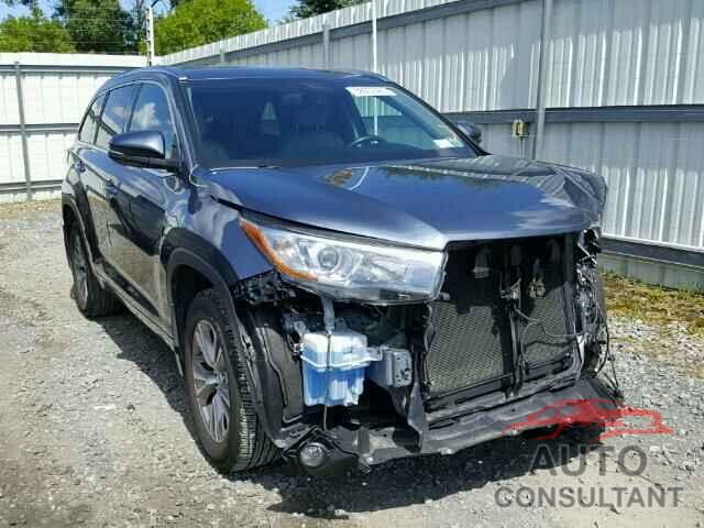 TOYOTA HIGHLANDER 2015 - 5TDJKRFH7FS098983