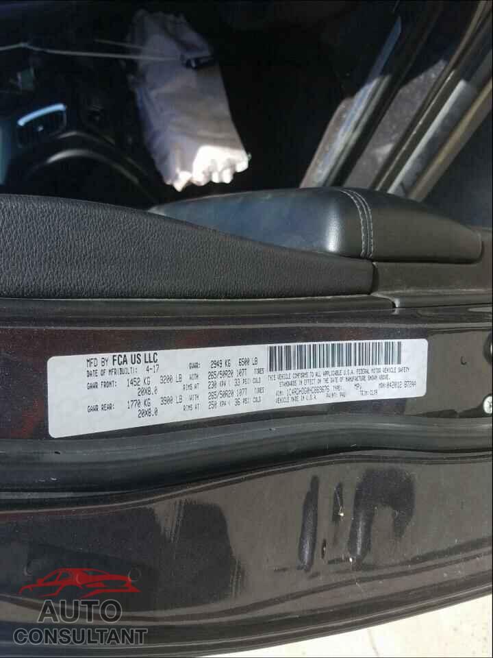 DODGE DURANGO 2017 - 1C4RDHDG0HC869676