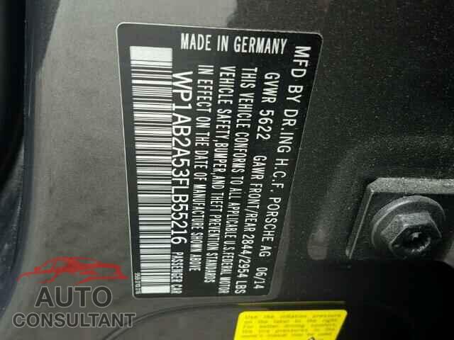 PORSCHE MACAN 2015 - WP1AB2A53FLB55216