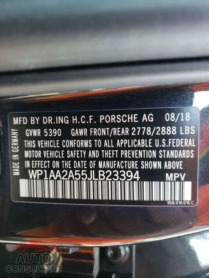 PORSCHE MACAN 2018 - WP1AA2A55JLB23394