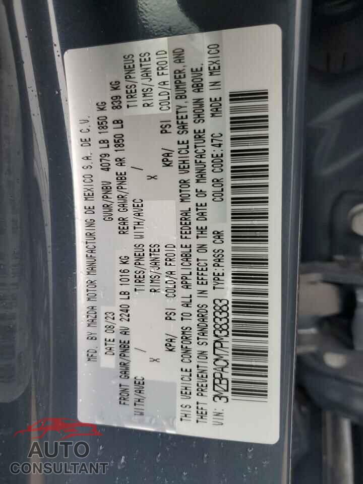 MAZDA 3 2023 - 3MZBPACM7PM383383