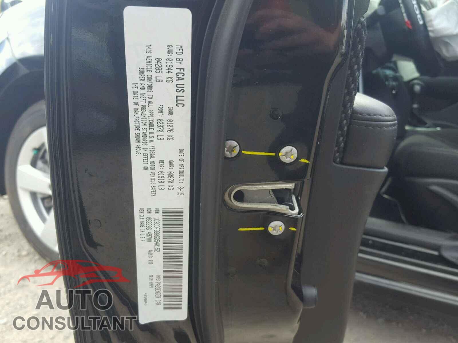 DODGE DART 2016 - 1C3CDFBB0GD540152