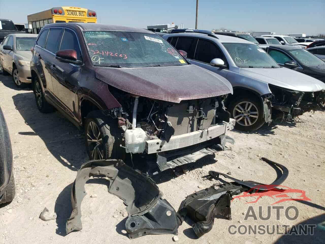 TOYOTA HIGHLANDER 2019 - 5TDZARFH4KS056755