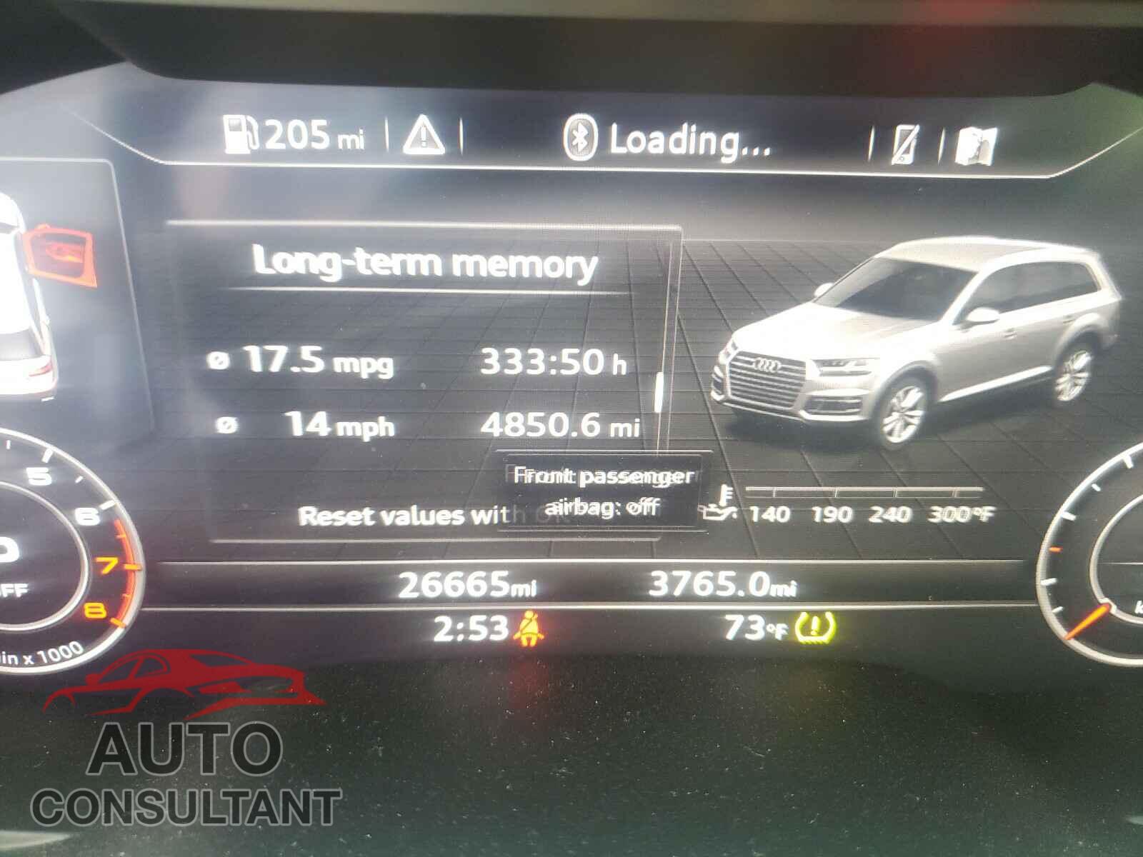 AUDI Q7 2017 - WA1MAAF76HD024455