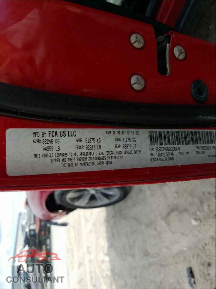 DODGE CHALLENGER 2016 - 2C3CDZAG6GH338479