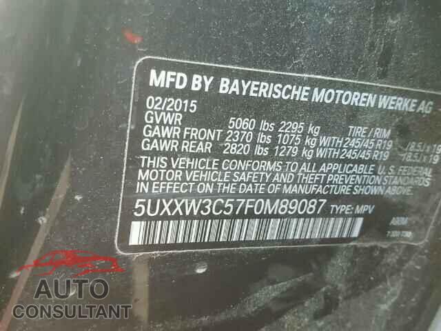 BMW X4 2015 - 3VW4T7AU3HM068334