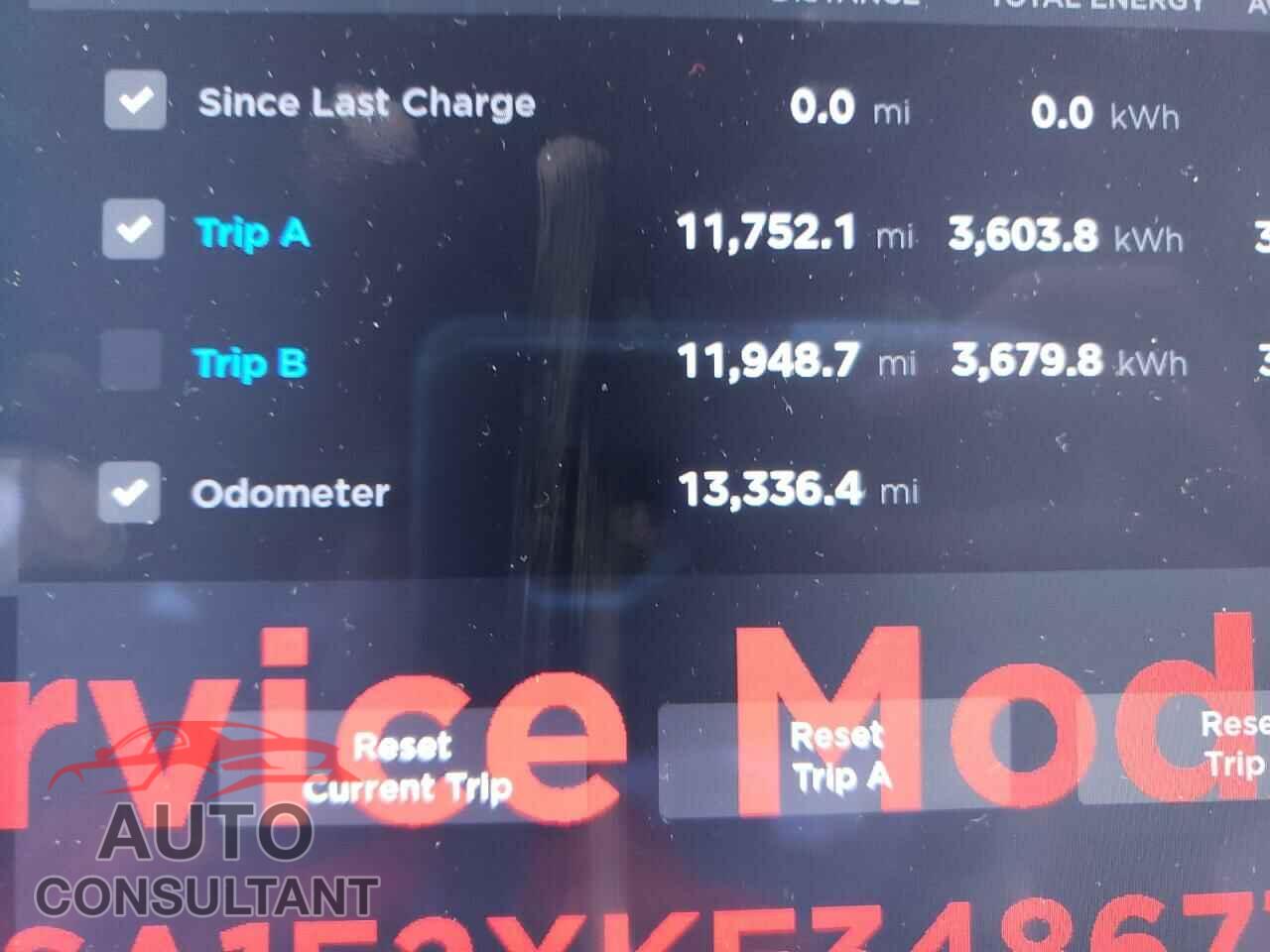 TESLA MODEL S 2019 - 5YJSA1E2XKF348673